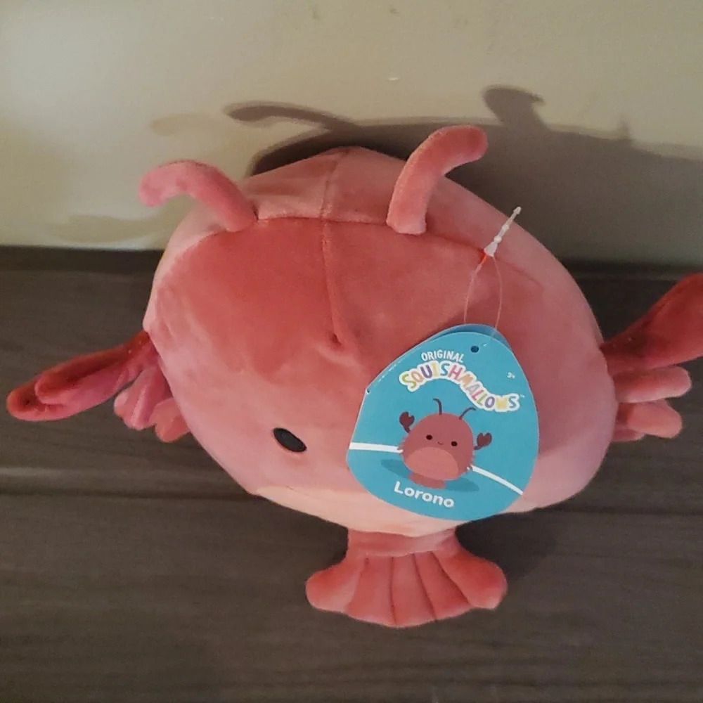Squishmallows NWT Sea Life Squad Lorono 8" Lobster - Picture 6 of 6
